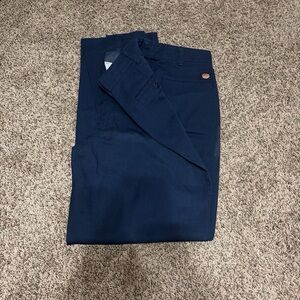 Red Kap Work Pants with Navy Exterior
